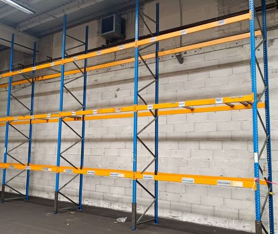 Jungheinrich MP Palettenregal 6,60 Meter Lagerregal Höhe 6200 mm 4 Ebenen