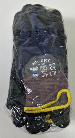 10x Asatex Hit Dry Hit110 Arbeitshandschuhe Hit 110 Montagehandschuhe Gr.9/L