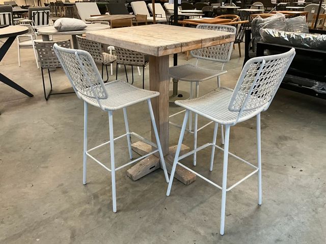 Max & Luuk Bruce Stehtisch + 3 Barhocker Tisch Garten Set Garnitur *NP 2499,-€