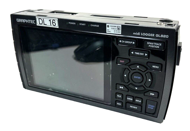 Graphtec midi LOGGER GL820 Kompakter Multi-Channel Datenlogger