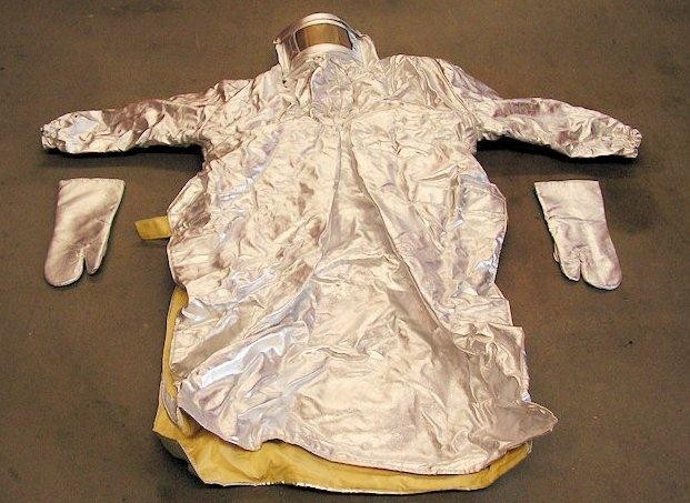 Tesimax Hitzeschutz-Überwurf-Set Hitzeschutzanzug Feuerschutzanzug Feuerschutz