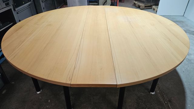 Großer Konferenztisch Besprechungstisch Ø 2,8m Versammlungstisch Bürotisch