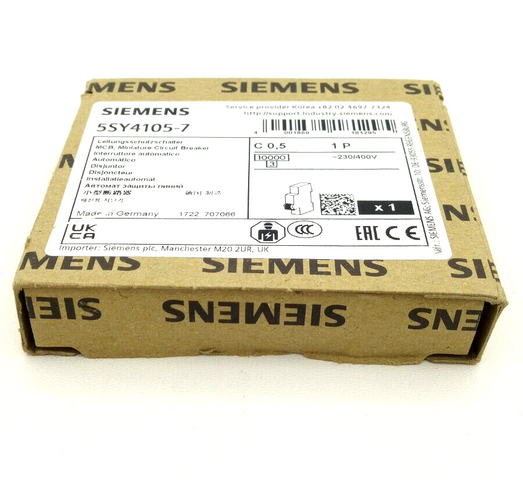 Siemens SY4105-7 Leitungsschutzschalter SY41057 Schutzschalter circuit breaker