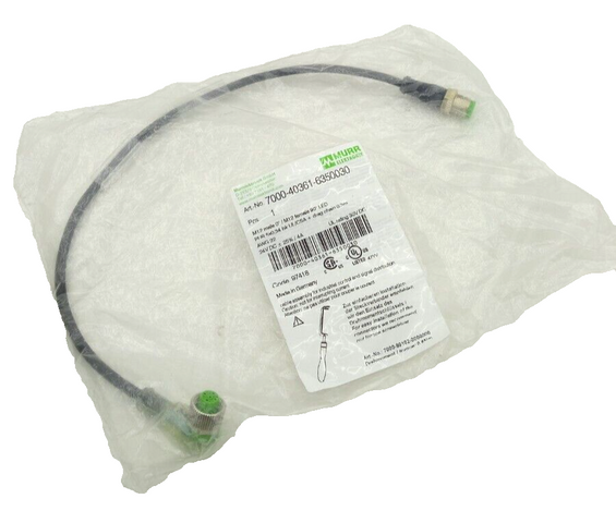 Murr Elektronik 7000-40361-6350030 Sensor-Aktor-Kabel M12 Stecker gerade 0,3m