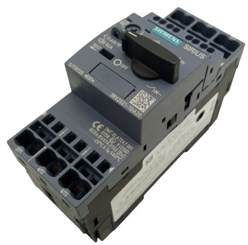 Siemens SIRIUS 3RV2021-1DA20 Leistungsschalter 16A 3-Phasen Schutzschalter