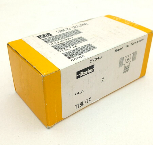 Parker Ermeto EO 2 Stk. T18L71X T-Stutzen T18 L71X T-Stück Stutzen T18-L71X