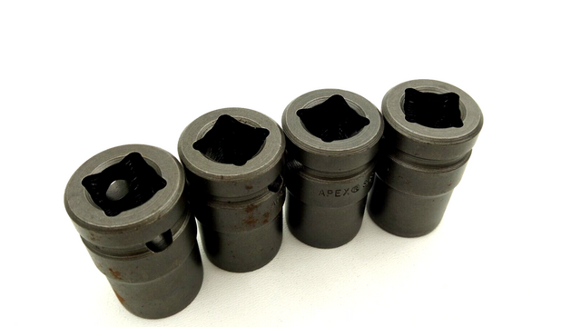 4x Apex SF-16MM45 Steckschlüsseleinsatz metrisch Steckschlüssel 16mm Sechskant
