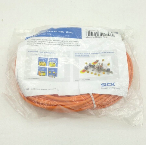 Sick DSL-8U04G10M025KM1 Kabel 6034575 Verbinder 10m USB to RS-232 4-Pin M8 cable