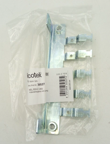 Icotek 36527 KEL-EMV-Z 24/5 Kabelabfangleiste KELEMVZ24/5 EMV Leiste Abschirmung