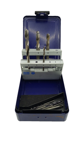 Atorn 11150 900 Spiralbohrer-Satz DIN6539 VHM 1,0-10,0mm Kasette Bohrer 11150900