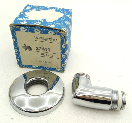 Hansgrohe 27414 Fixfit Wandanschlussbogen | Wandanschluss | Wandschlusstück