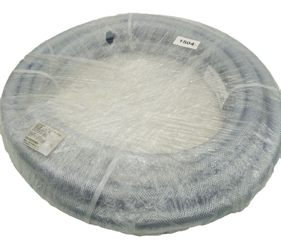 PVC-Gewebeschlauch 25,4x34mm 1" transparent Druckluft Wasserschlauch 10m