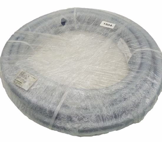 PVC-Gewebeschlauch 25,4x34mm 1" transparent Druckluft Wasserschlauch 10m