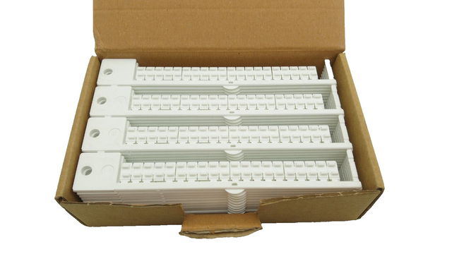 1040x MFTB-5X10-5-WT-SNS Markierer Tragschiene MFTB5X105WTSNS Kabelmarkierer 