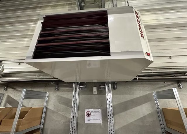Reznor Gas Warmlufterzeuger UDSA055-4E Hallenheizung 54,74 kW Heizung 5830 m3/h