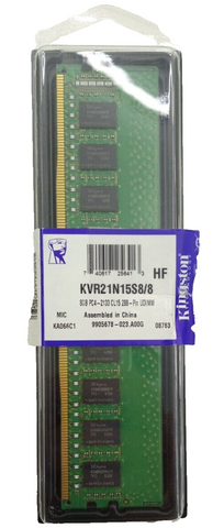 Kingston KVR21N15S8/8 |8GB DDR4 PC4-2133 | CL15 Speicher | RAM | Arbeitsspeicher