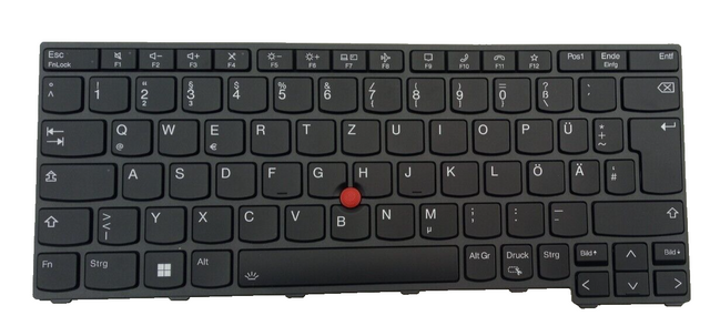 Lenovo Tastatur Deutsch DE 5N21H76998 FRU 5N21H77044 TrackPoint SER2 ThinkPad
