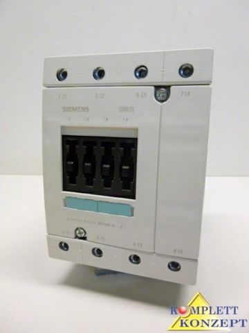 Siemens 3RT1346-1BM40 Schütz 140A DC 220V 4-polig Gr. 3