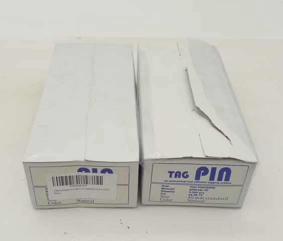 Logo ohne GmbH 2 x TagPin Heftfäden 40mm Etikettierpistole Tag Pins 1VPE=5000 Stk