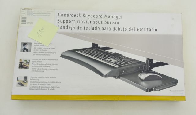 Tastatur und Mausablage 208120 ausziehbar 600x420x110 mm für Packtischsysteme