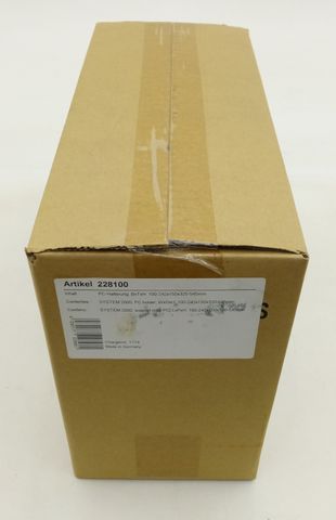 Rocholz PC Halterung 228100 Untertisch verstellbar Halter Computer silbergrau