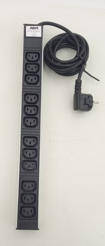Logo ohne GmbH 2m APSA W 7301/12 Steckdosenleiste Mehrfachstecker 12-Fach Verlängerung
