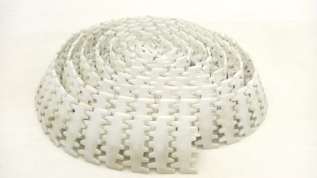 Logo ohne GmbH Transportkette Kette für Scharnierbandförderer Transportbänder Chain 3,7m