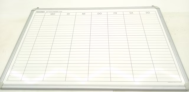 Logo ohne GmbH Franken Jet Kalender 715 Wochenplaner Planer Magnettafel Whiteboard Wochenplan