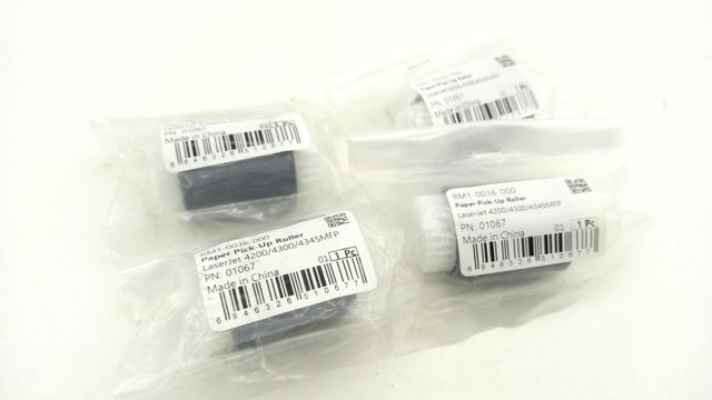 4x HP RM1-0036-000 Paper Pick-Up Roller Einzugsrolle