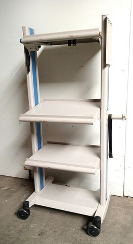 Rollwagen Gerätewagen medizinischer Wagen Klinik höhenverstellbar 168x73,5x59cm