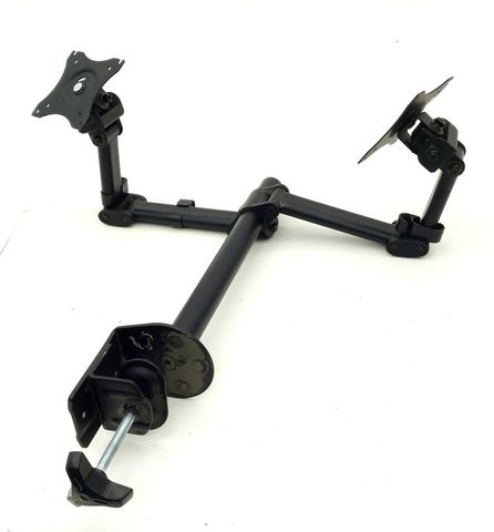 Ricoo TS5811 Monitorhalterung für 2 Monitore Schreibtischhalterung Monitorarm
