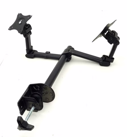 Logo ohne GmbH Ricoo TS5811 Monitorhalterung für 2 Monitore Schreibtischhalterung Monitorarm