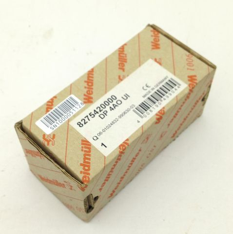 Weidmüller DP 4AO UI 8275420000 Ausgangsmodul DP 4AO-UI Digitalmodul Ver.8