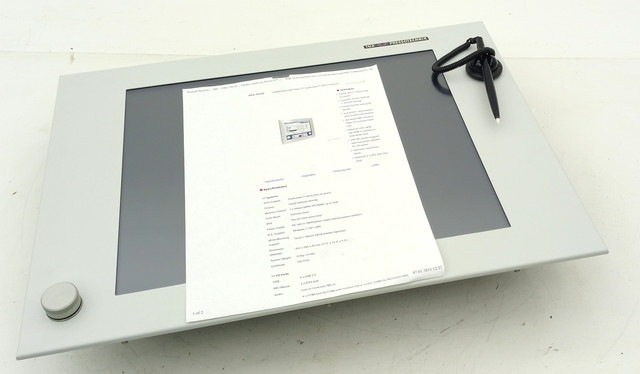 Lucius & Baer PPC17001 TOX Touchpanel Industrie-PC HMI POSReady 2009 Atom N270