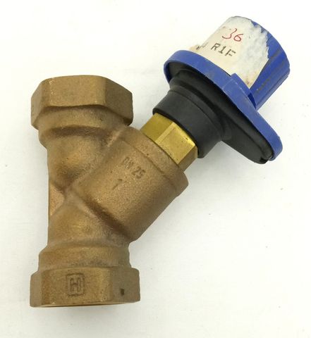 MNG Regulierventil PN16 Y-Form DN25 Messing Heizungsventil Ventil