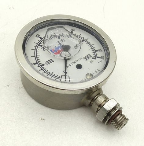 KMF Manometer 20432794 Druckmesser 0–5000 psi 0–340 bar Druckanzeige