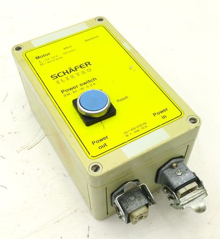 Schäfer Elektro Power Switch IFM-B1-W-0,6A Steuergerät Schaltbox 400V 10A Reset