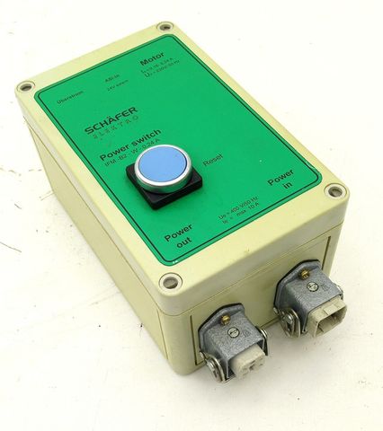Schäfer Elektro IFM-B2-W-0,24A Power Switch Schaltgerät 230V 400V 10A Reset
