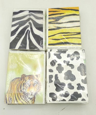 Grußkarten mit Tiermotiven 100 Stück