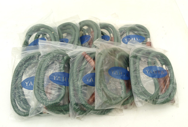 Bild 5 10x YAHYA Shisha-Schlauch Grün Braun Holzmundstück Wasserpfeife Schlauch 1,6m