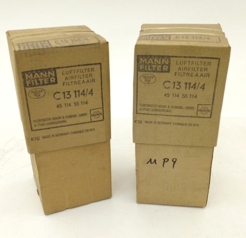 2x MANN Luftfilter C13114/4 Filter Filtereinsatz 