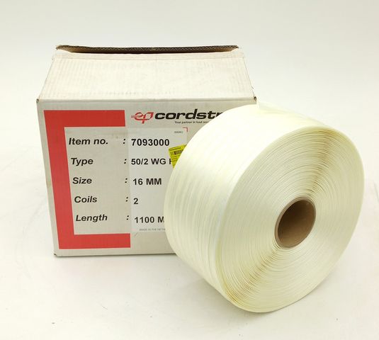 Cordstrap Polyester Umreifungsband 16mm x 1100m Typ 50/2 WG HM  2 Rollen