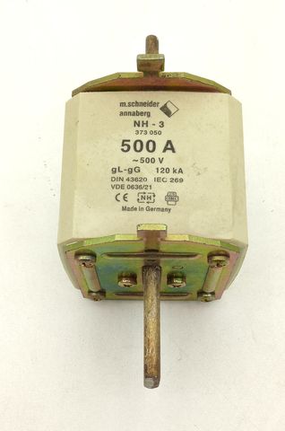 m.schneider 373050 NH-3 Sicherung Sicherungseinsatz 500A ~500V gL 120kA