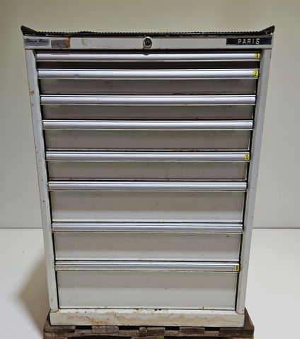 Lista Werkstatt Schubladenschrank 8 Schubladen Stahlschrank Metallschrank