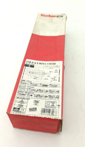 4x Fischer FHB II-A S M24x170/50 Schwerlastanker Bolzenanker 97297 