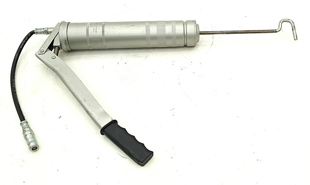 Hoffmann Group Handhebelfettpresse Hochdruck Fettpresse mit Schlauch 400 bar