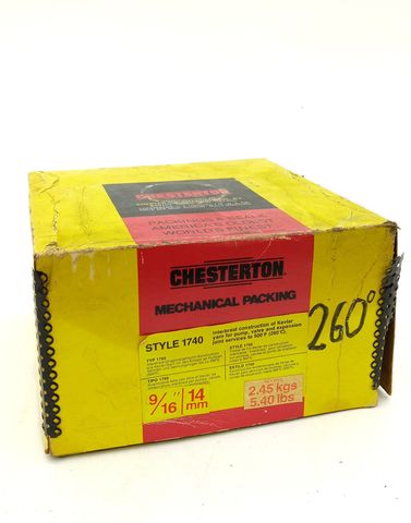 Chesterton 1740 Kevlar Dichtungsschnur 14 mm 9/16" PTFE Pumpe Valve Spule