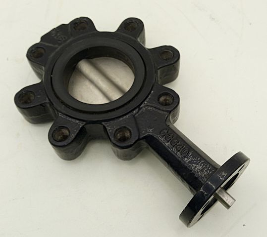 Absperrklappe PN16 GGG40 Flanschgehäuse Gußeisen Schieber Drosselklappe