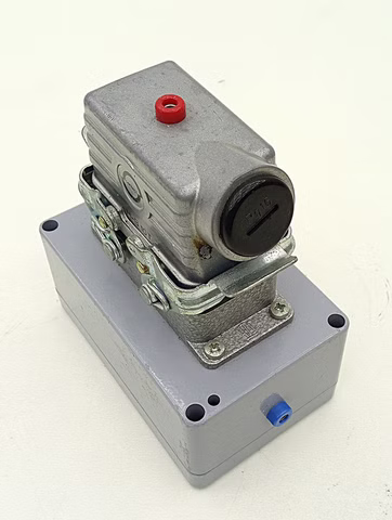 Logo ohne GmbH Contact Industriesteckverbinder Steckverbinder Verbinder H-B 10T mit Gehäuse