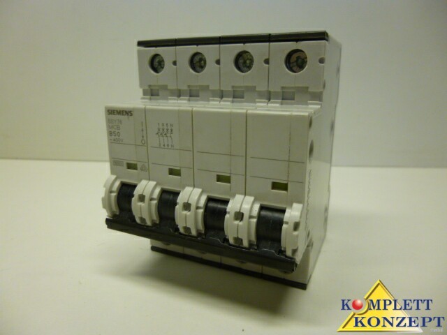 Siemens 5SY7650-6 Leitungsschutzschalter Schutzschalter 400V 15kA 3+Npol 50A